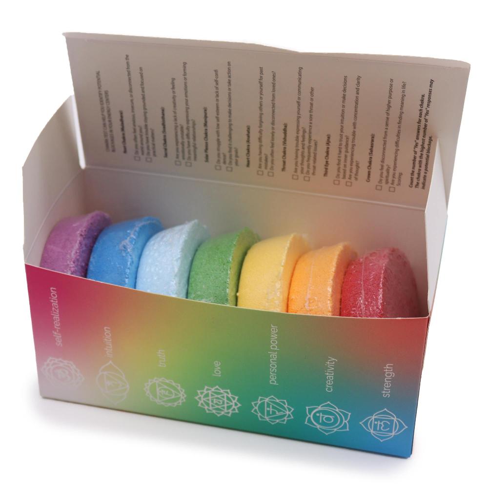 Ancient Wisdom 3x Chakra Bath Fizz - Large Box - Chakra Harmony & Inner Glow
