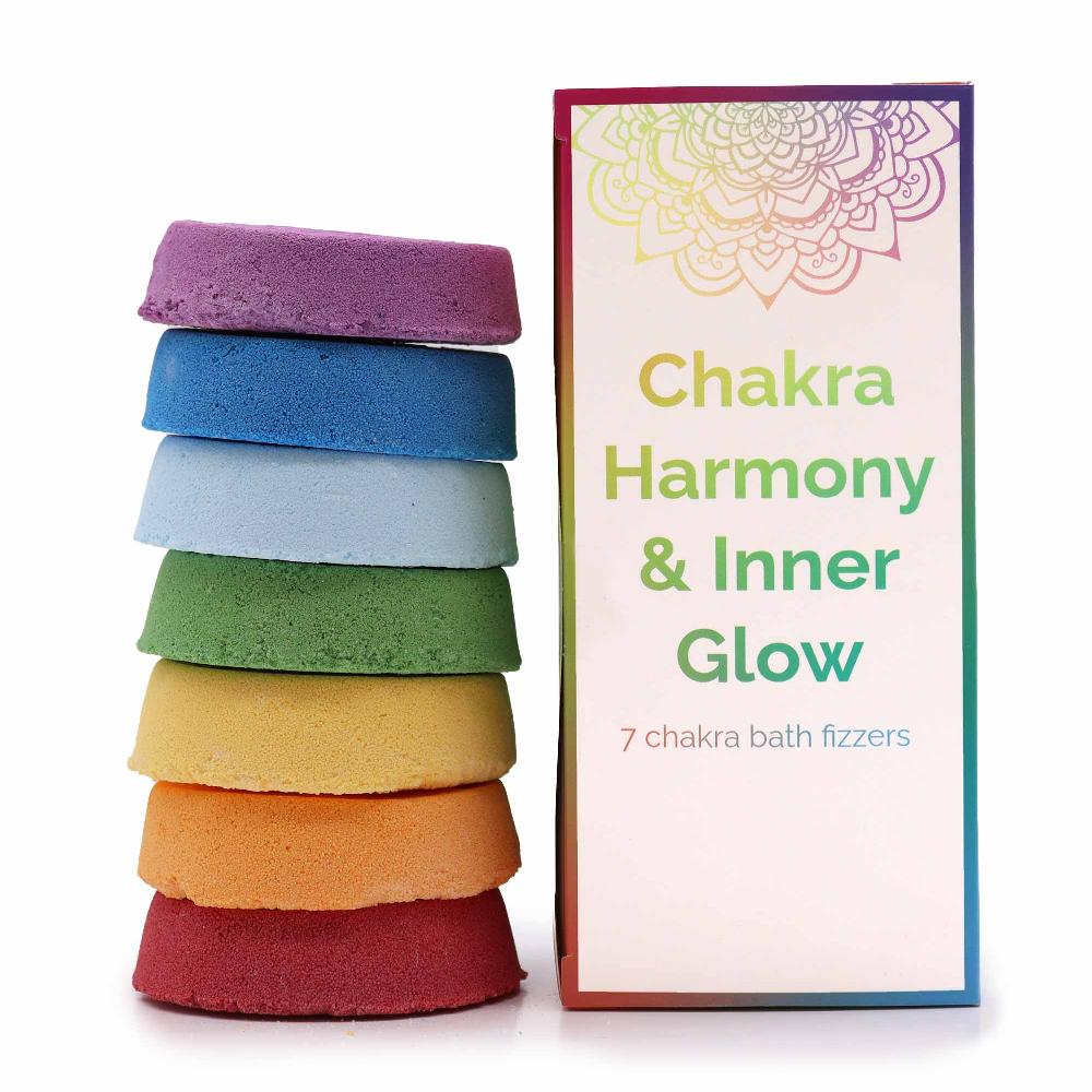 ancient wisdom 3x Chakra Bath Fizz - Large Box - Chakra Harmony & Inner Glow