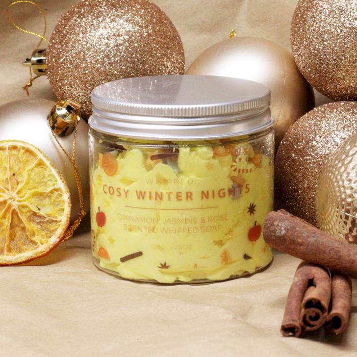 Ancient Wisdom 3x Cosy Winter Nights Whipped Soap 120g