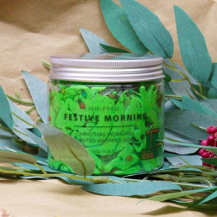 Ancient Wisdom 3x Festive Morning Whipped Soap 120g