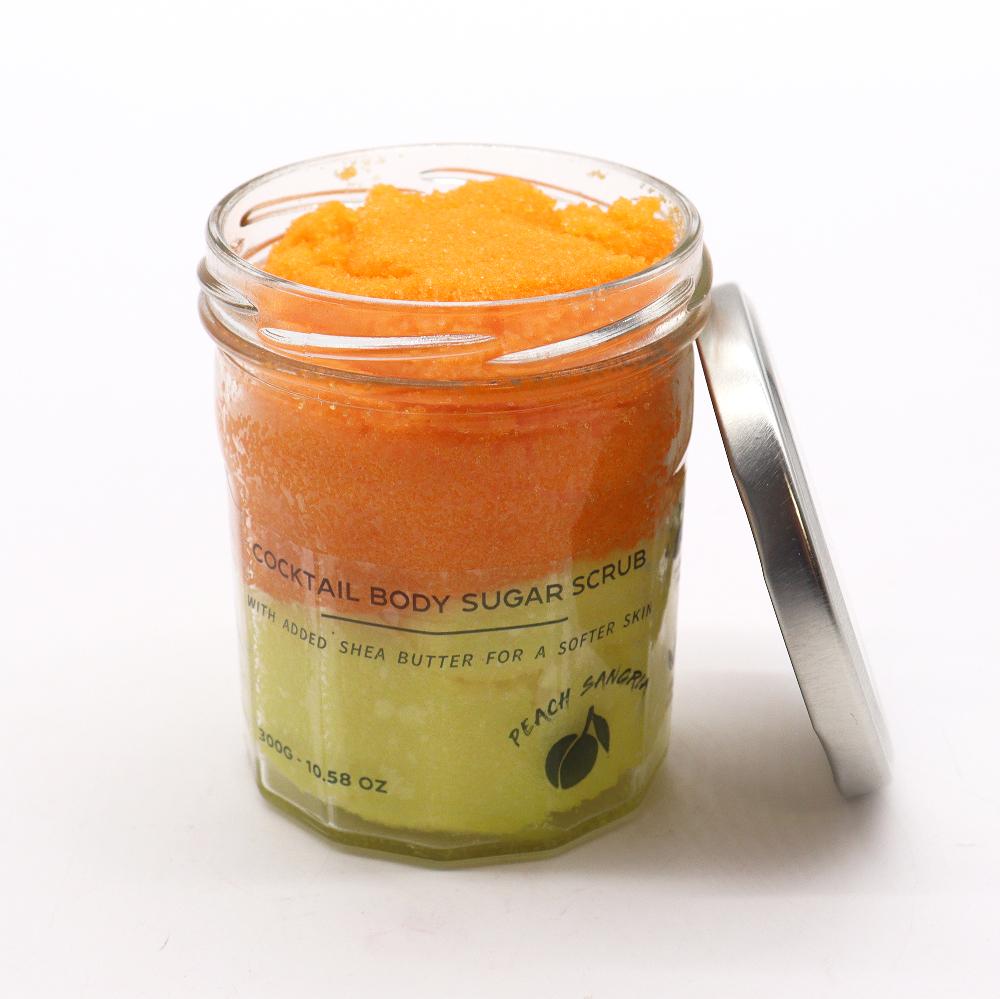Ancient Wisdom 3x Fragranced Sugar Body Scrub - Peach Sangria 300g