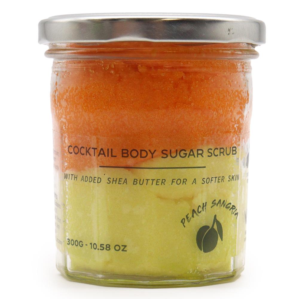 ancient wisdom 3x Fragranced Sugar Body Scrub - Peach Sangria 300g