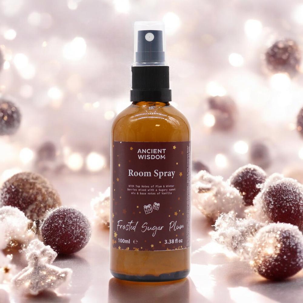 Ancient Wisdom 3x Frosted Sugar Plum Room Spray 100ml