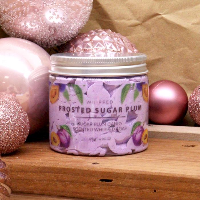 Ancient Wisdom 3x Frosted Sugar Plum Whipped Soap 120g
