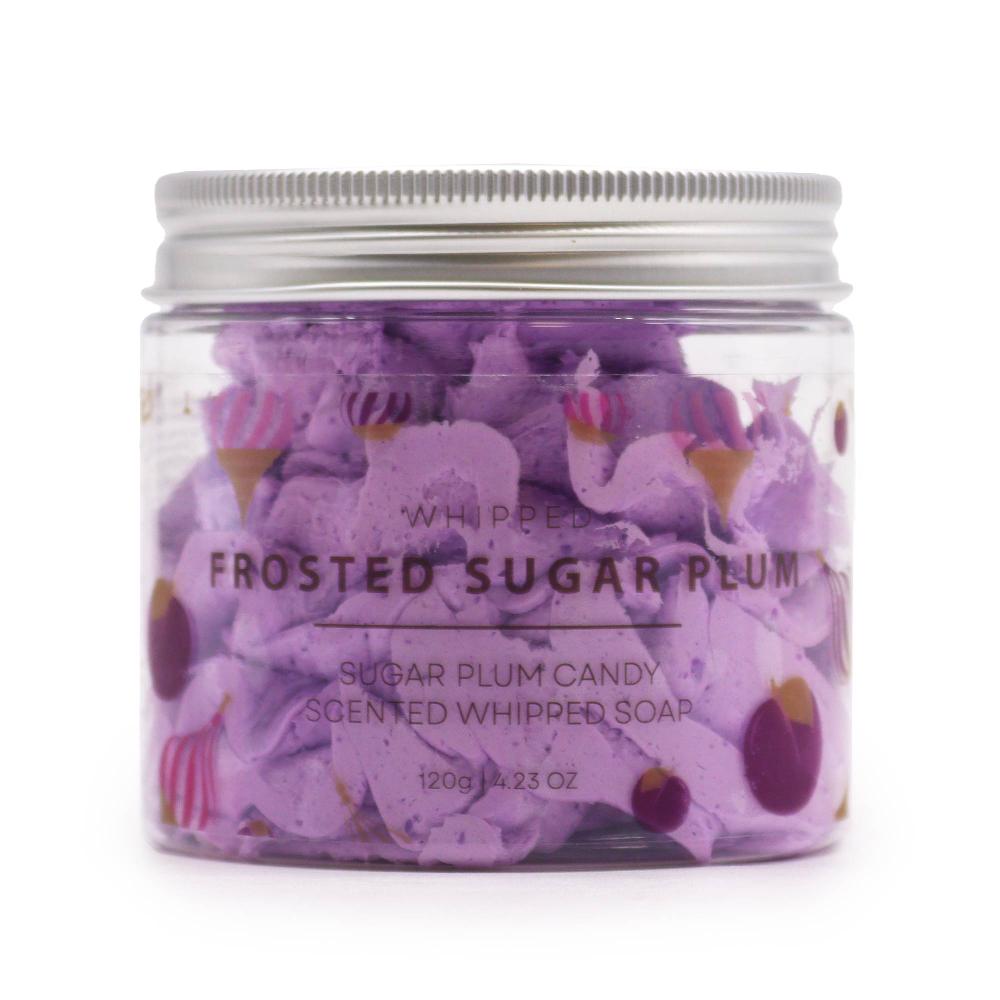 ancient wisdom 3x Frosted Sugar Plum Whipped Soap 120g