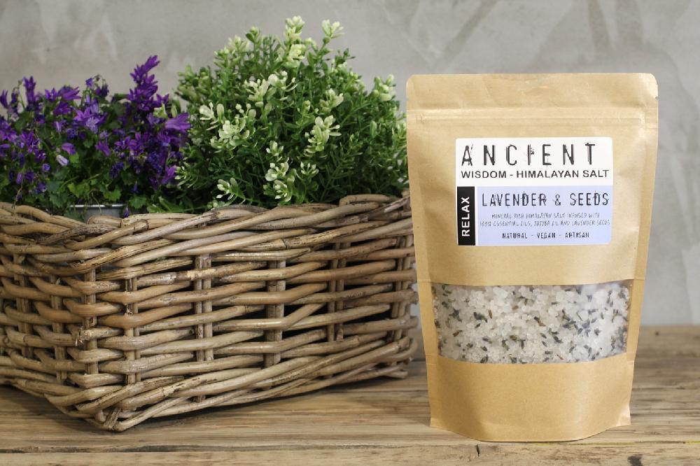 Ancient Wisdom 3x Himalayan Bath Salt Blend 500g - Relax