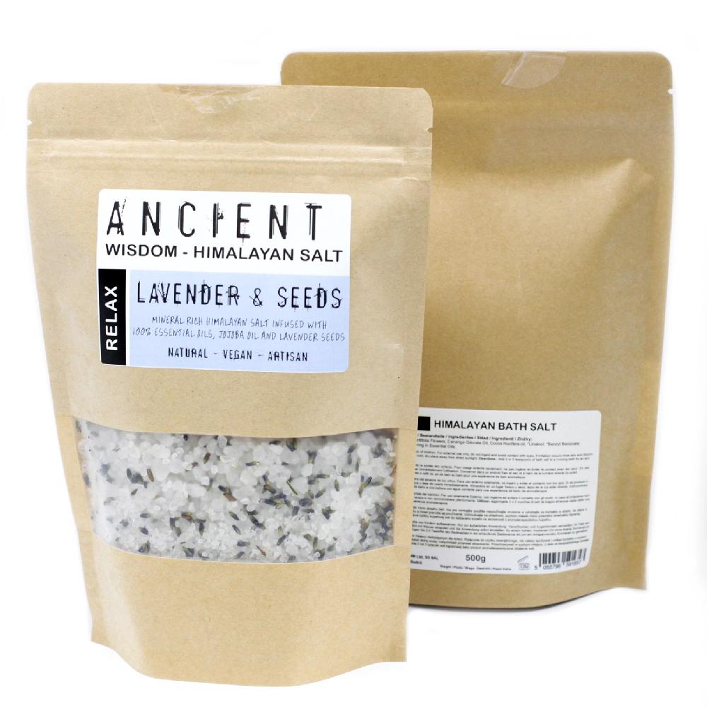 ancient wisdom 3x Himalayan Bath Salt Blend 500g - Relax
