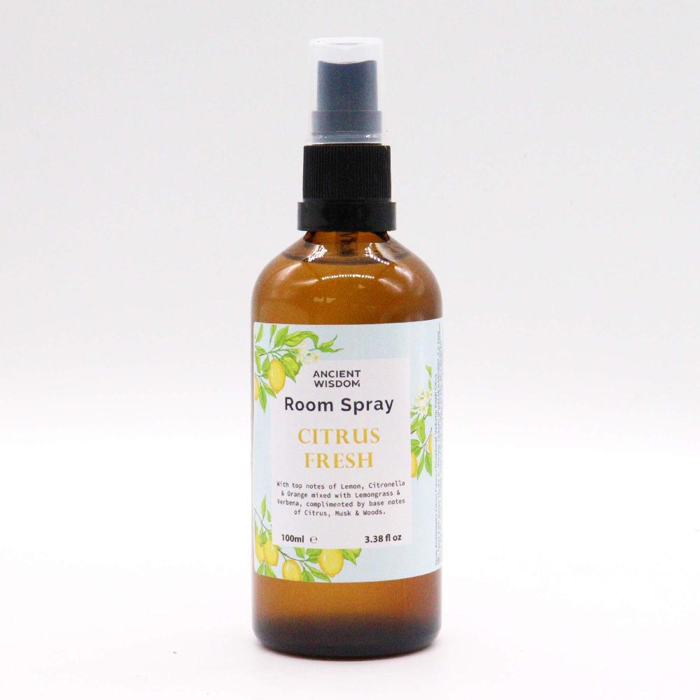 Ancient Wisdom 3x Home Fresh Room Spray - Citrus Fresh 100ml