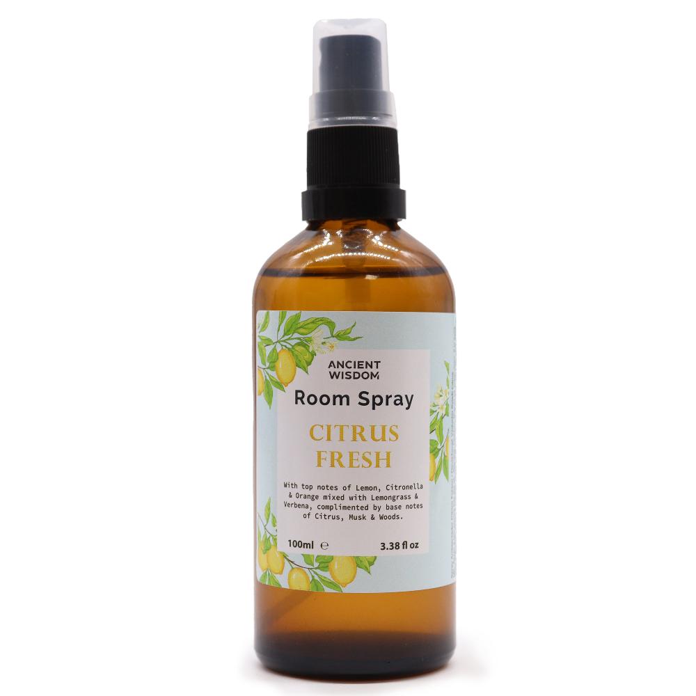 Ancient Wisdom 3x Home Fresh Room Spray - Citrus Fresh 100ml