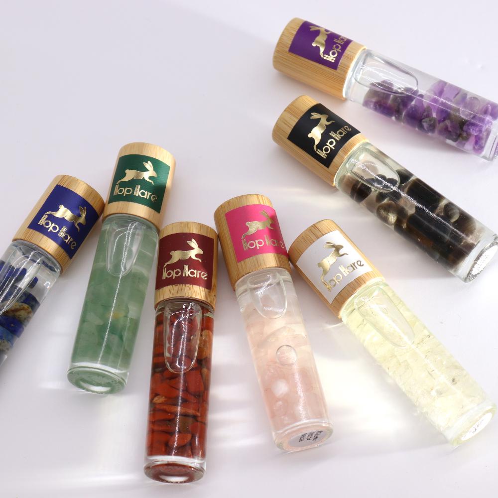 Ancient Wisdom 3x Hop Hare Essential Oil Gemstone Roll On - The Lovers