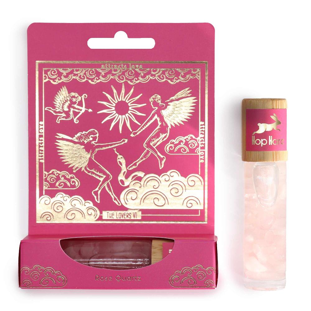 ancient wisdom 3x Hop Hare Essential Oil Gemstone Roll On - The Lovers