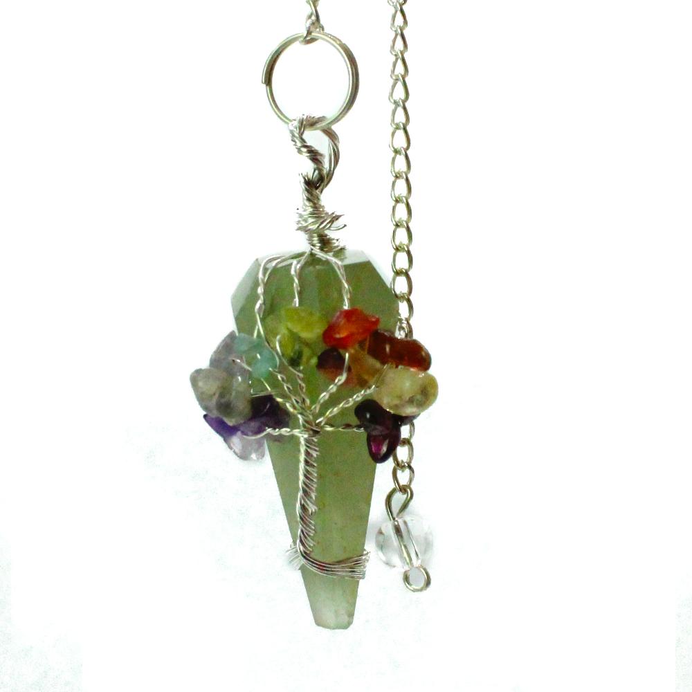 Ancient Wisdom 3x Magic Pendulum - Seven Chakra - Aventurine