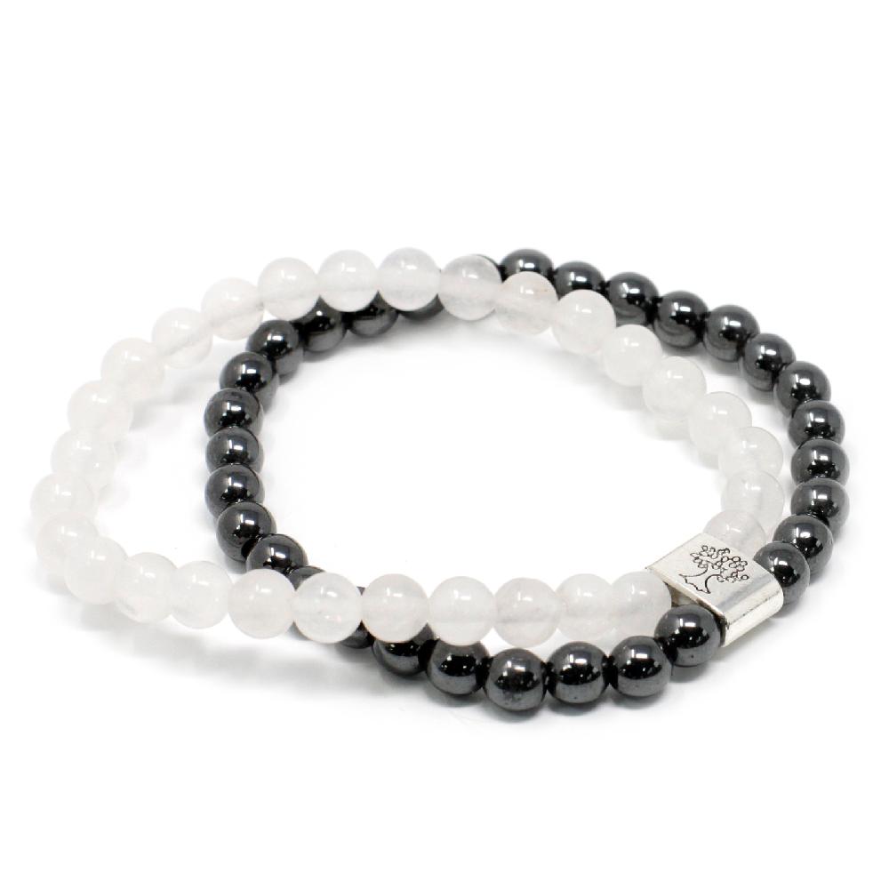 ancient wisdom 3x Magnetic Gemstone Bracelet - Rock Quartz