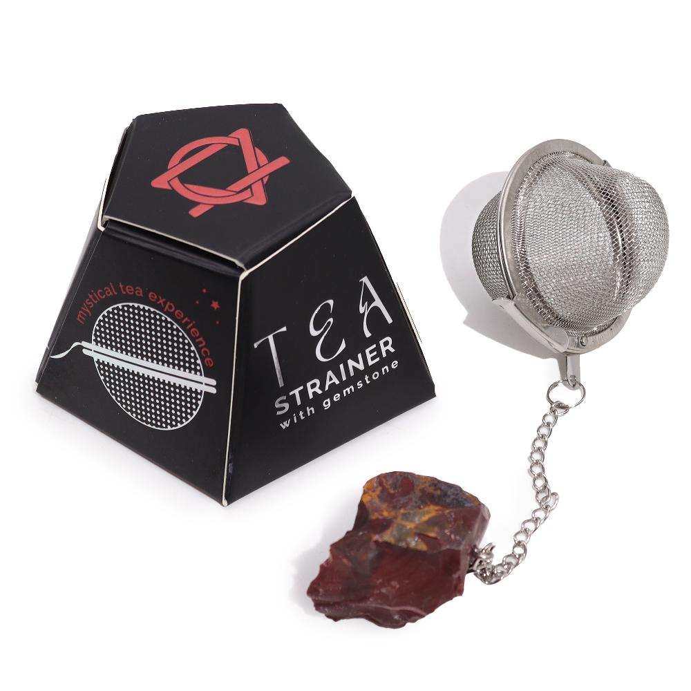 ancient wisdom 3x Raw Gemstone Tea Strainer - Mookaite
