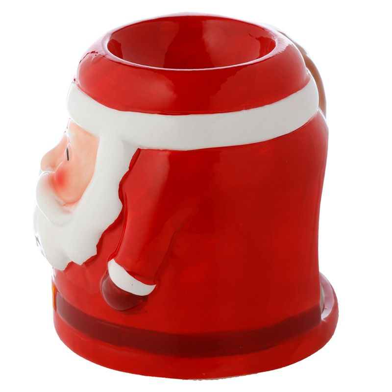 Ancient Wisdom 3x Santa Shaped Christmas Ceramic Oil Burner