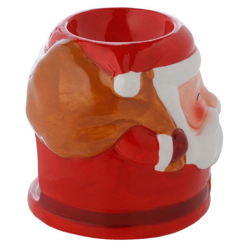 Ancient Wisdom 3x Santa Shaped Christmas Ceramic Oil Burner