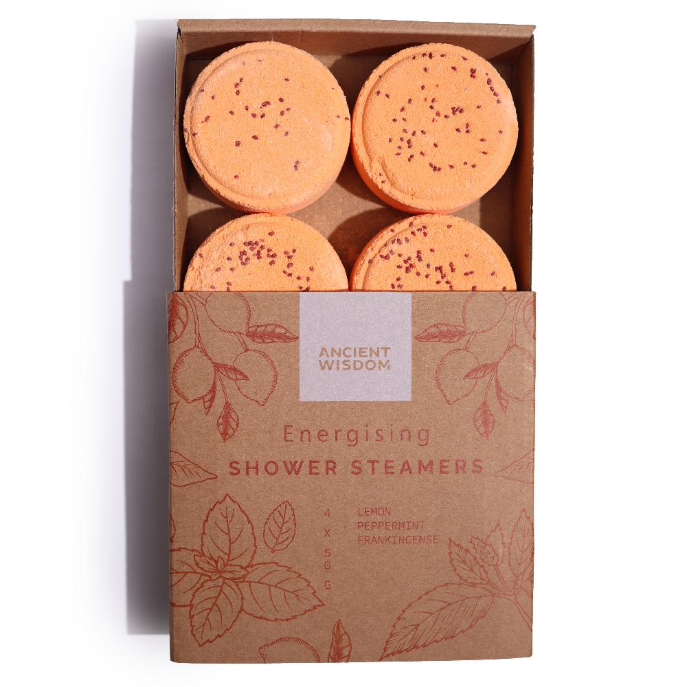 Ancient Wisdom 3x Set Of Zen Shower Steamers - Therapy Wellness Gift Set - Energising