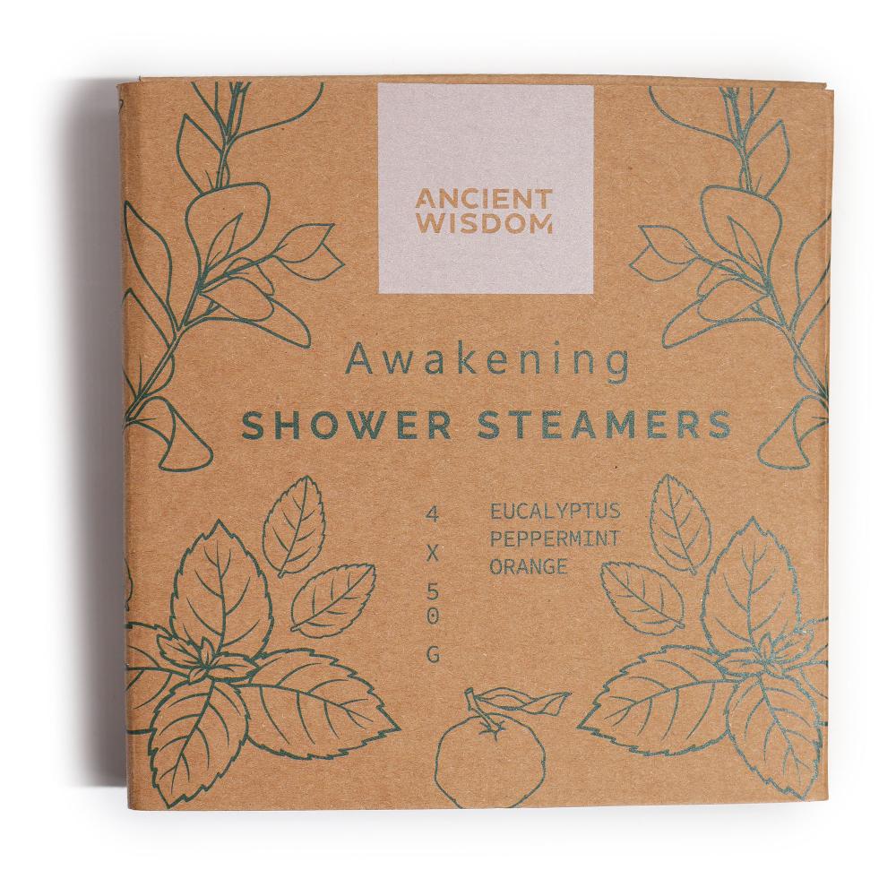 Ancient Wisdom 3x Set Of Zen Shower Steamers - Therapy Wellness Gift Set - Awakening