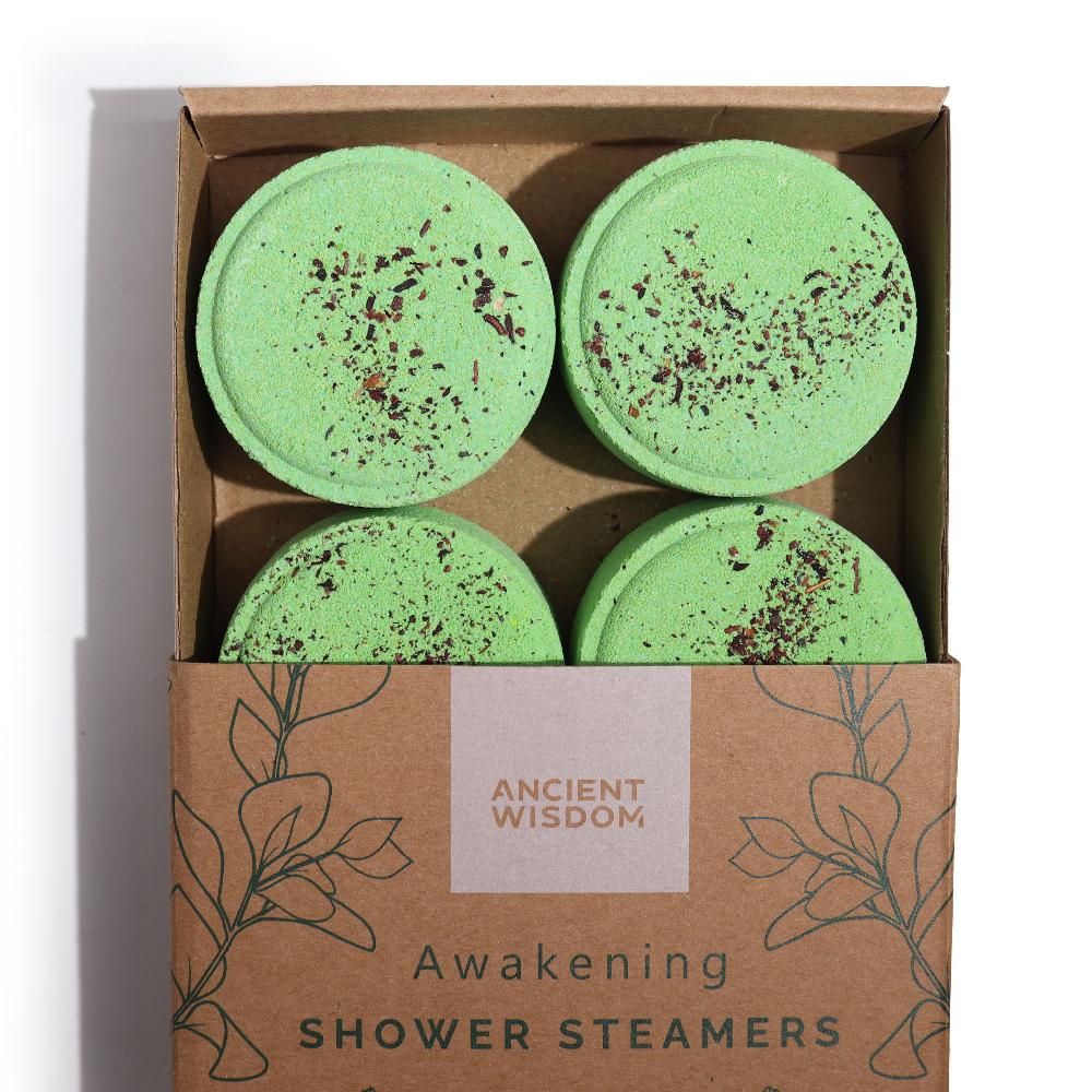 ancient wisdom 3x Set of Zen Shower Steamers - Therapy Wellness Gift Set - Awakening