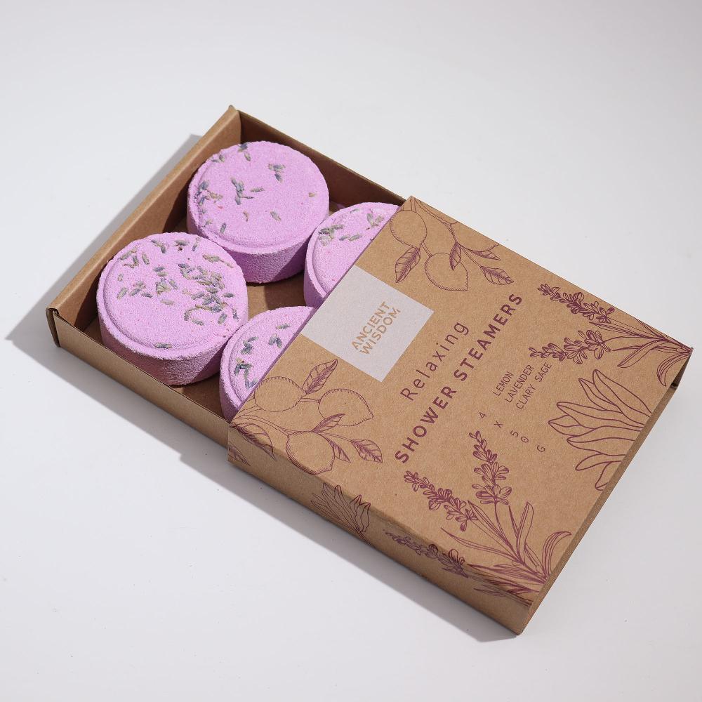 Ancient Wisdom 3x Set Of Zen Shower Steamers - Therapy Wellness Gift Set - Relaxing