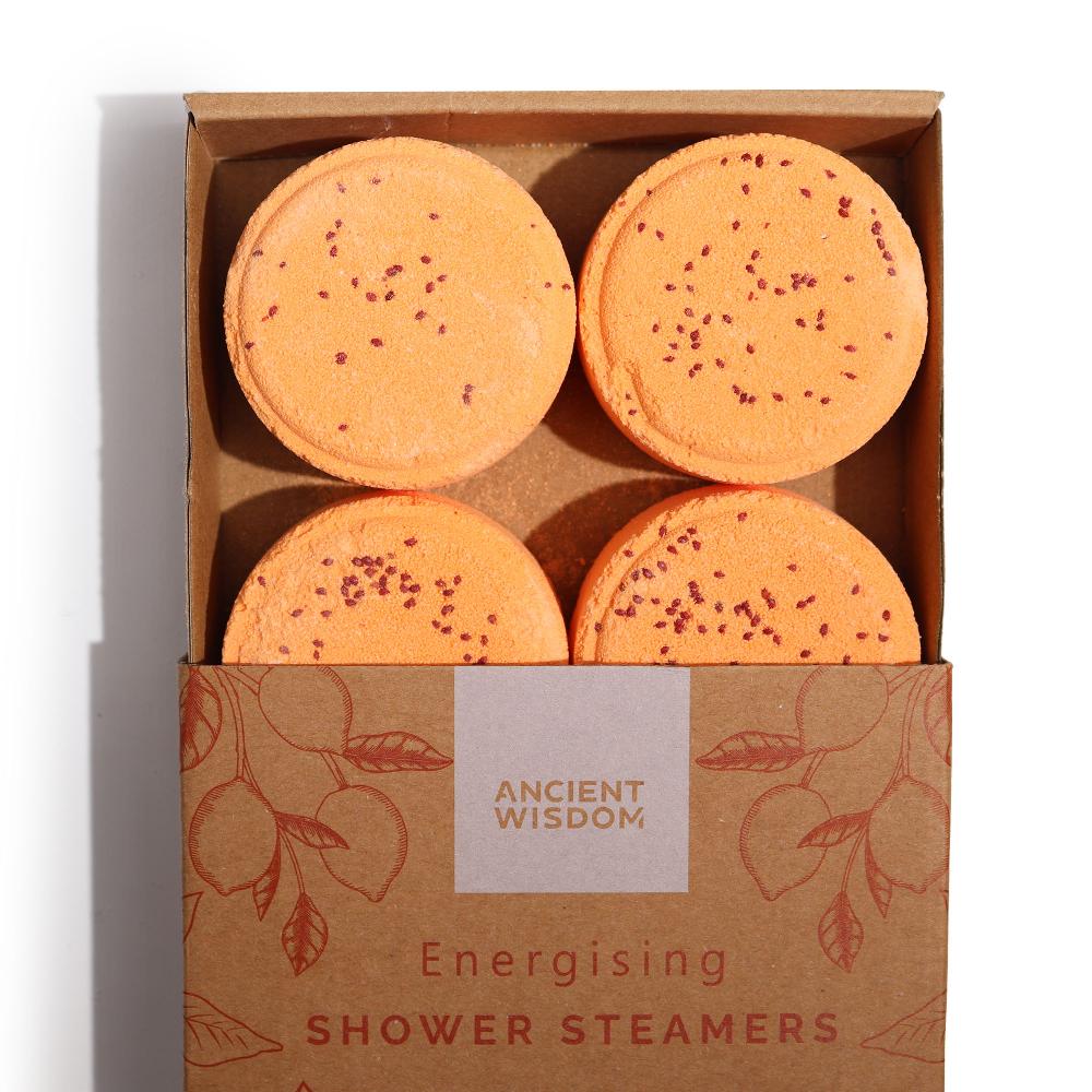 ancient wisdom 3x Set of Zen Shower Steamers - Therapy Wellness Gift Set - Energising