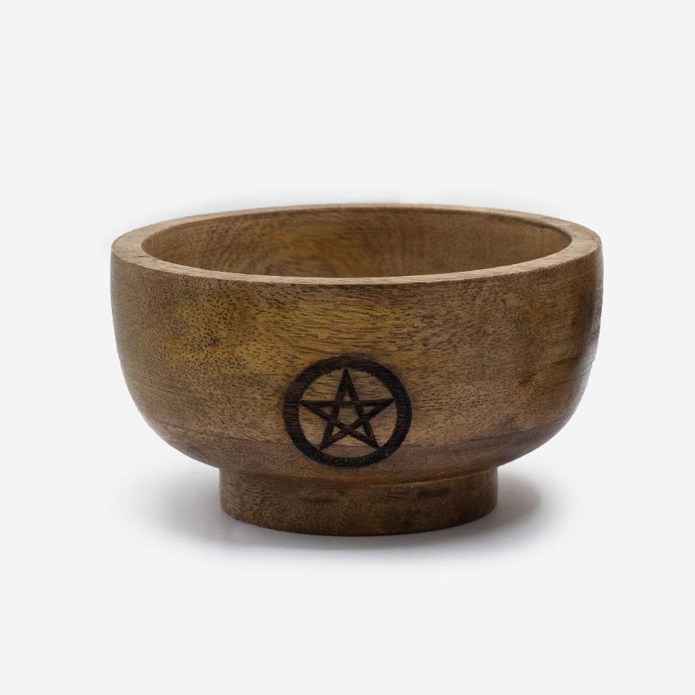 Ancient Wisdom 3x Small Ritual Bowl Incense Cone Holder 11x6.cm - (Asst Pentagon Etc)