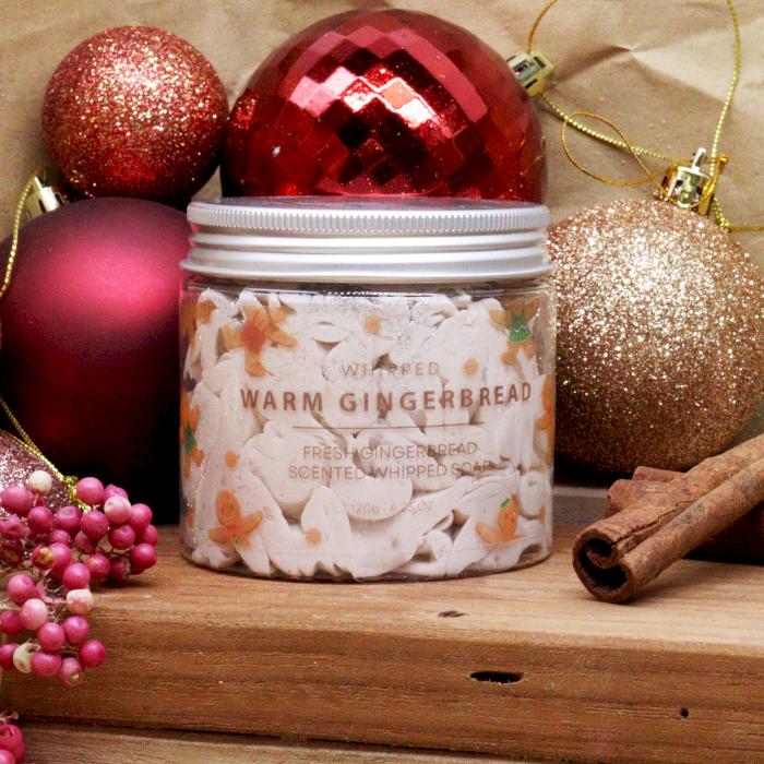 Ancient Wisdom 3x Warm Gingerbread Whipped Soap 120g