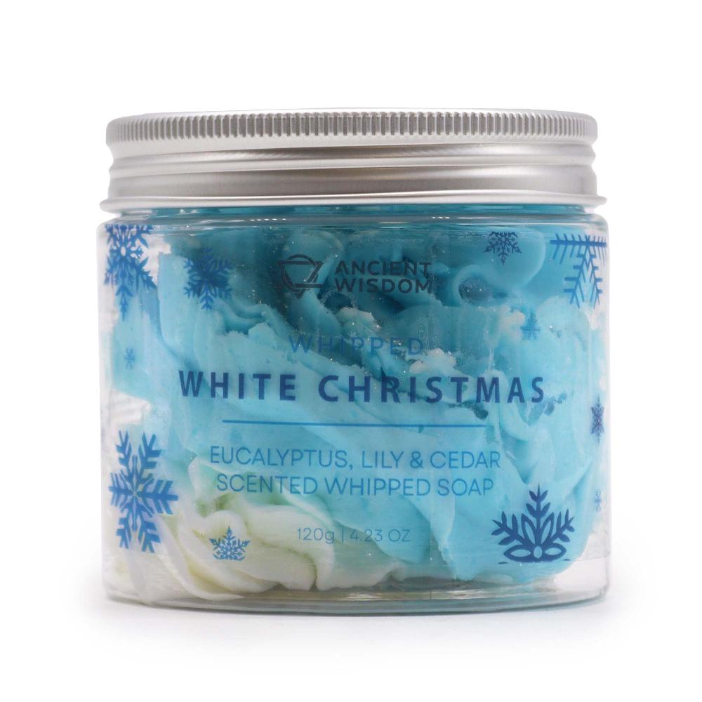 ancient wisdom 3x White Christmas Whipped Soap 120g