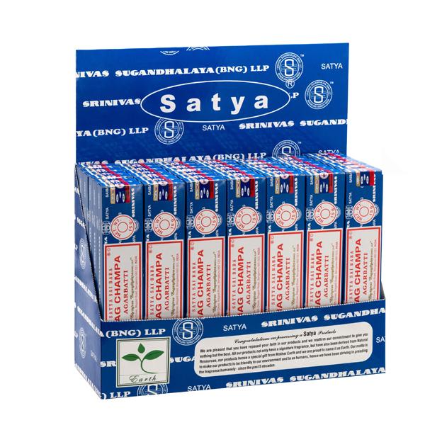 ancient wisdom 42x Satya Nagchampa Incense 15 Gms in Display Box