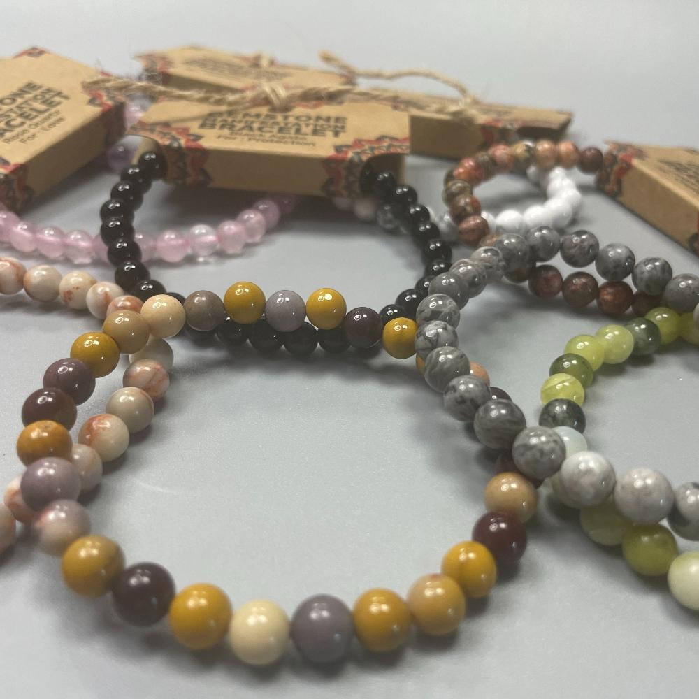 Ancient Wisdom 48x Gemstone Manifestation Bracelet - Starter (4 Of Each)