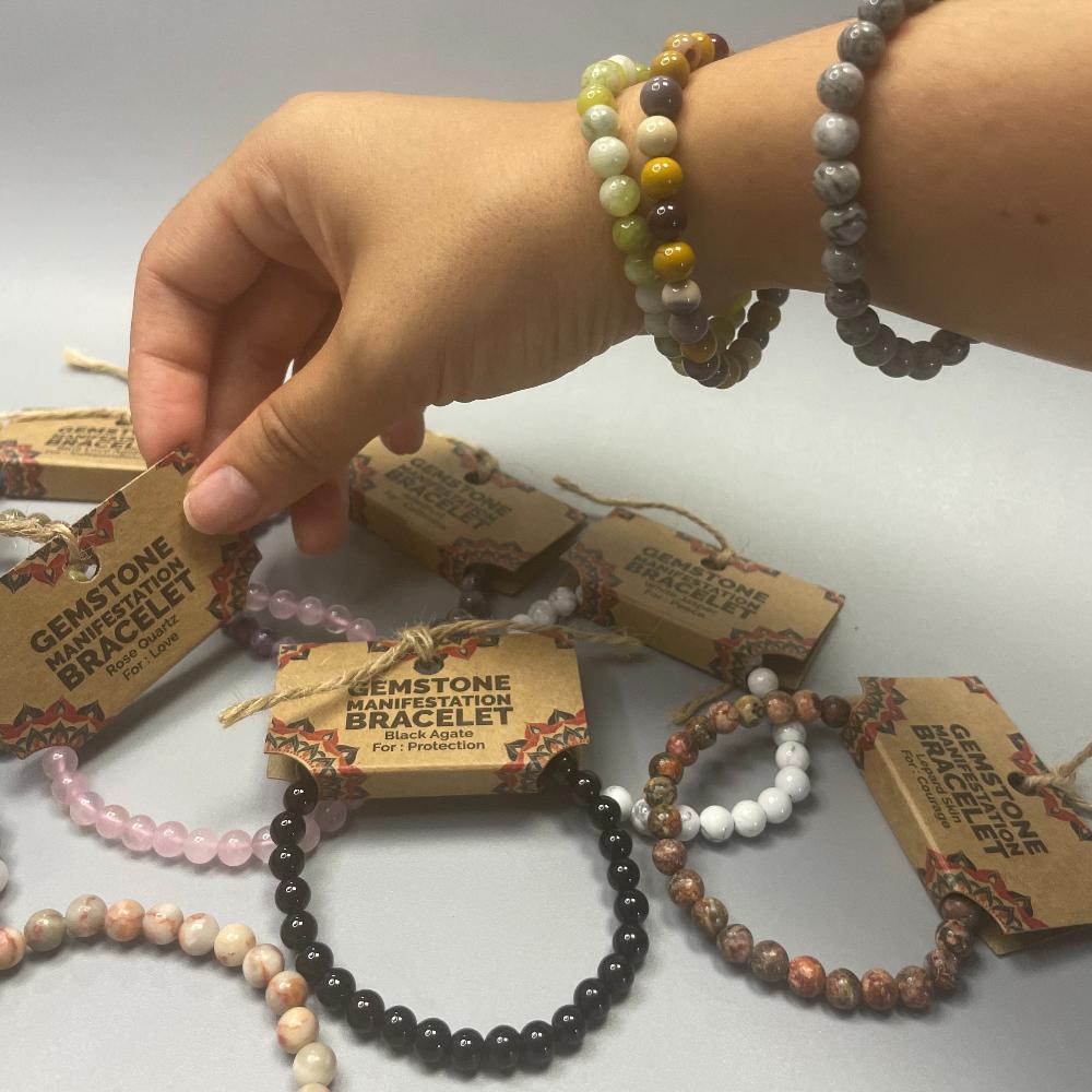 Ancient Wisdom 48x Gemstone Manifestation Bracelet - Starter (4 Of Each)