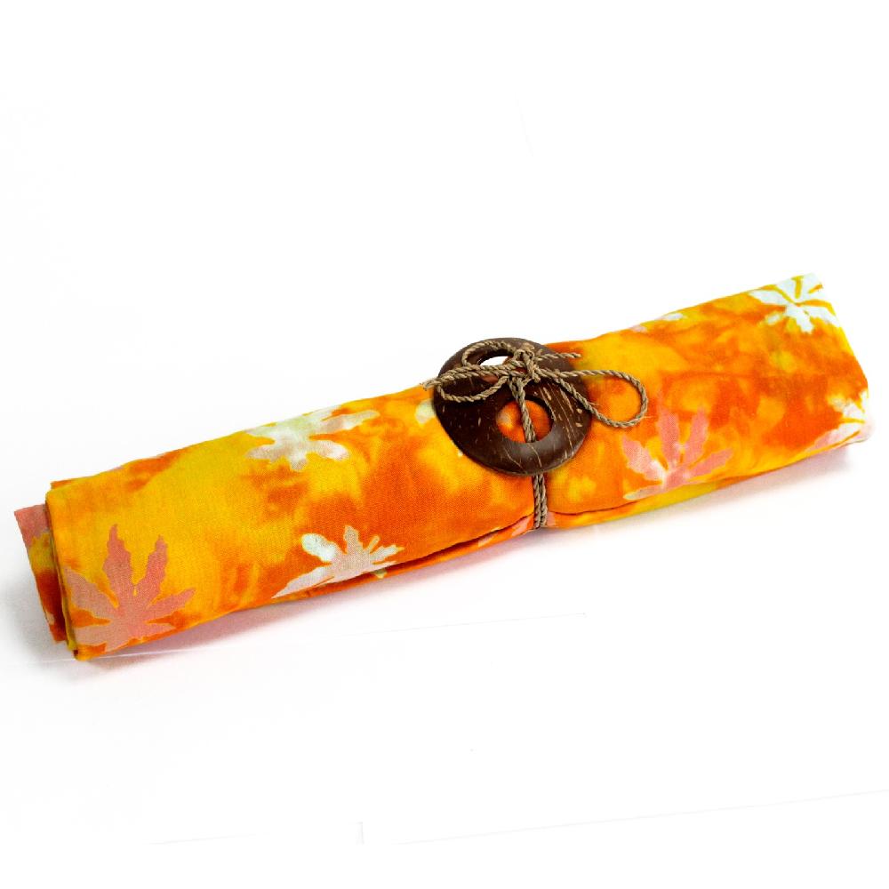 Ancient Wisdom 4x Bali Block Print Sarong - Tropical Leaves (4 Assorted Colours)