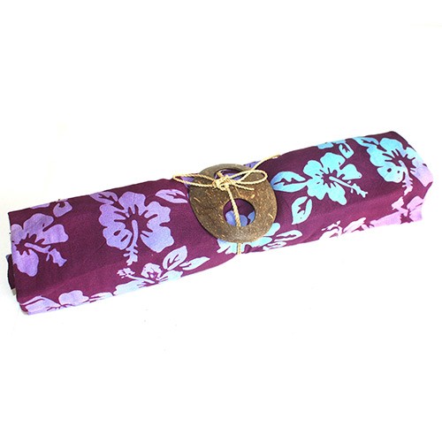 Ancient Wisdom 4x Bali Block Print Sarongs - Orchids (4 Assorted Colours)