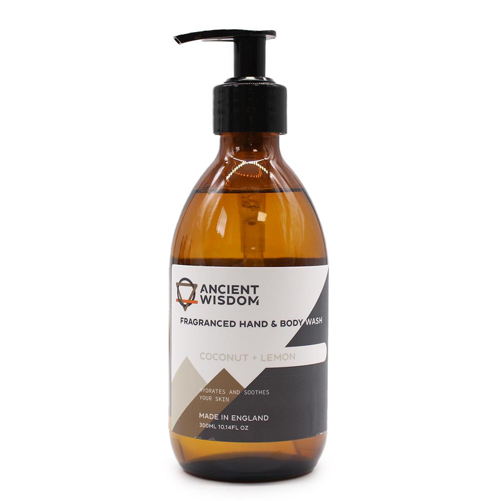 ancient wisdom 4x Coconut & lemon Hand & Body Wash 300ml