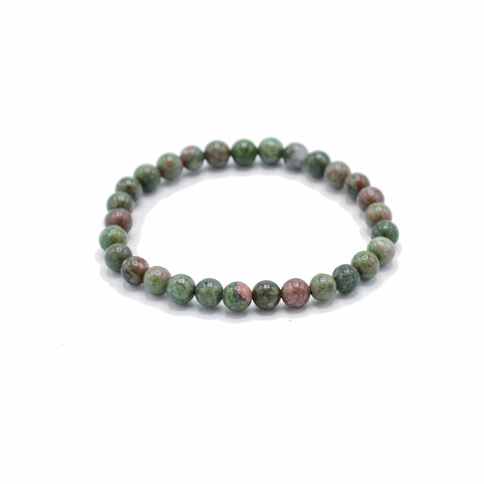 ancient wisdom 4x Gemstone Manifestation Bracelet - Green Jasper - Growth