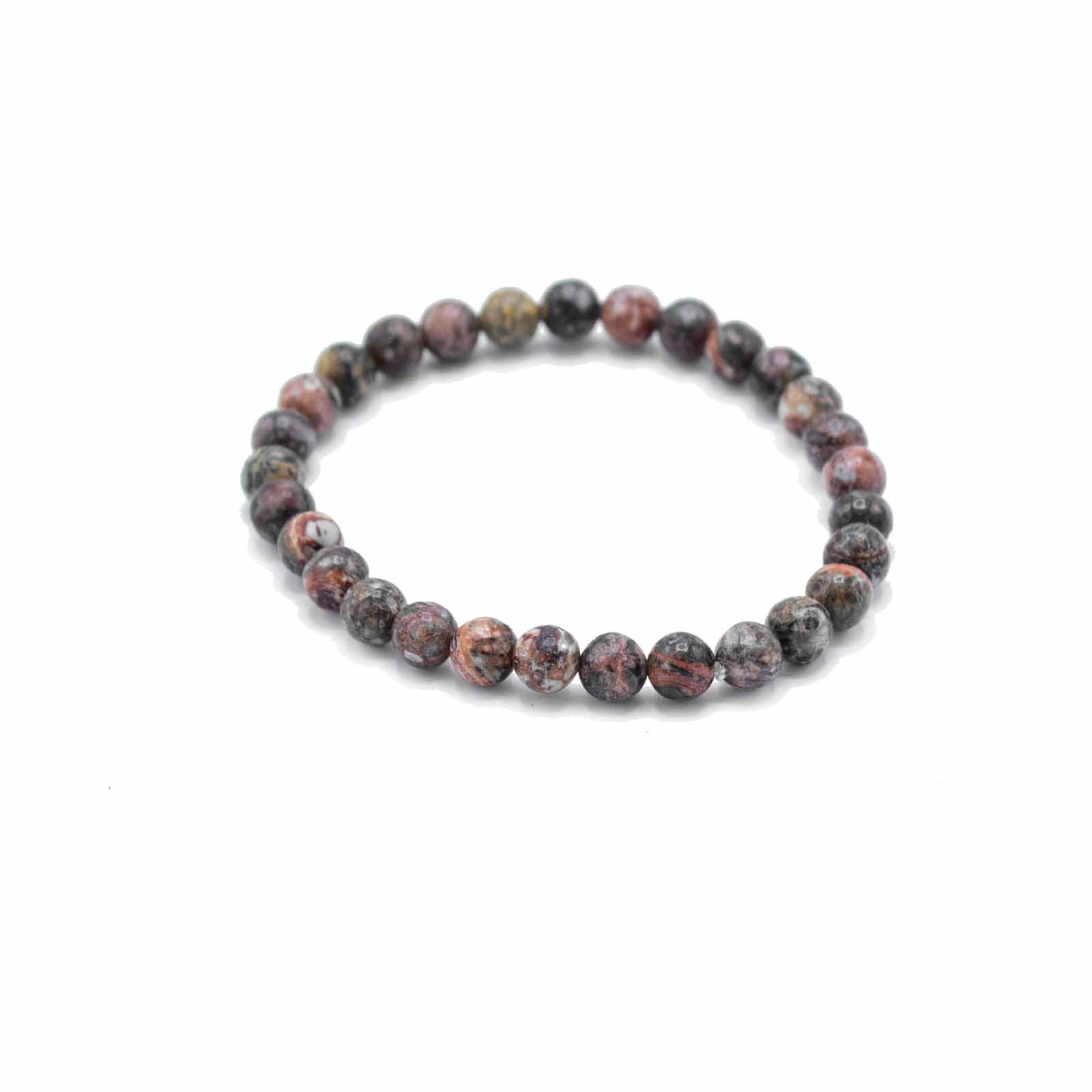 ancient wisdom 4x Gemstone Manifestation Bracelet - Lepard Skin - Courage