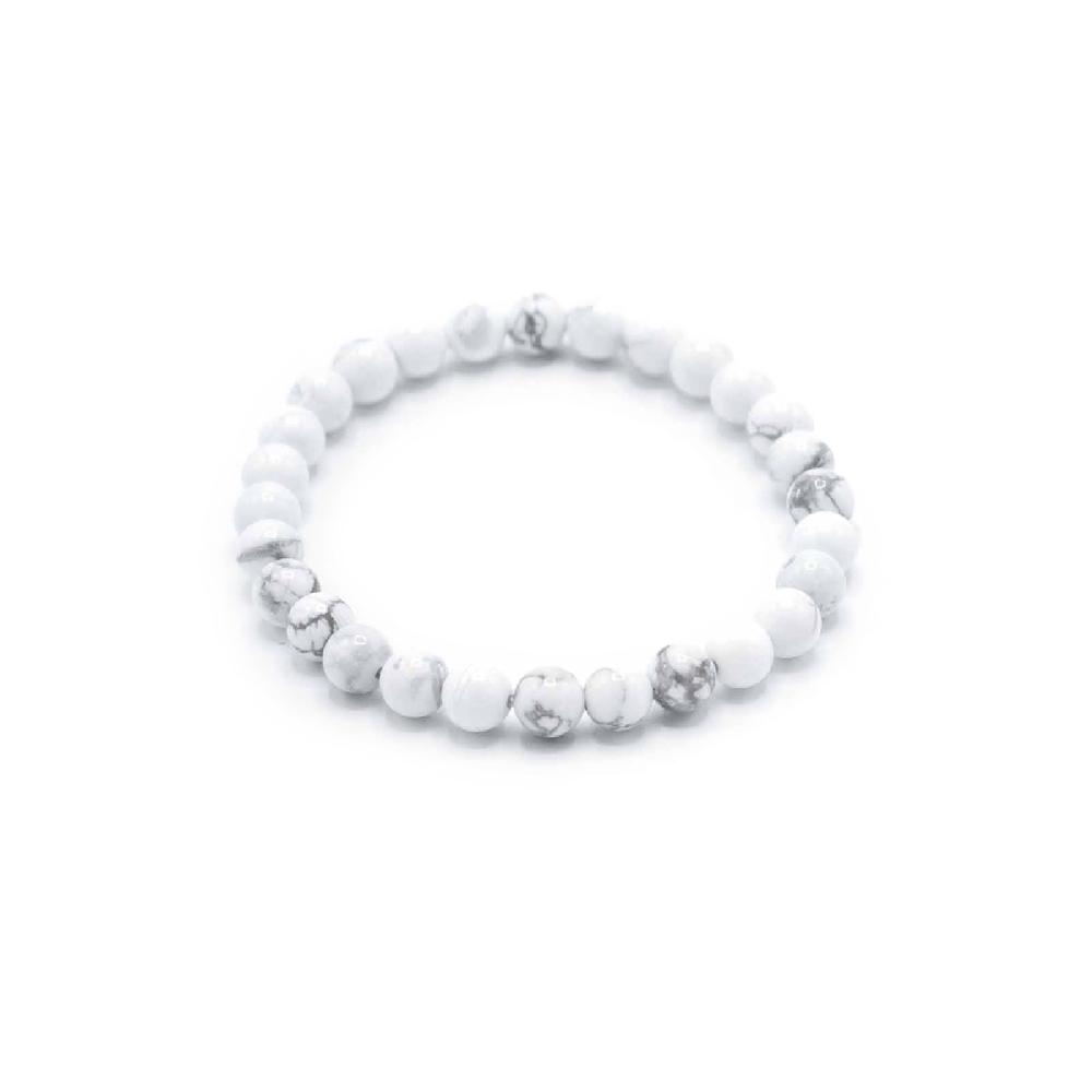 ancient wisdom 4x Gemstone Manifestation Bracelet - White Jasper - Peace