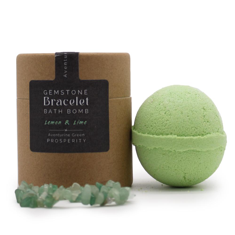 Ancient Wisdom 4x Green Aventurine Crystal Jewellery Bath Bomb