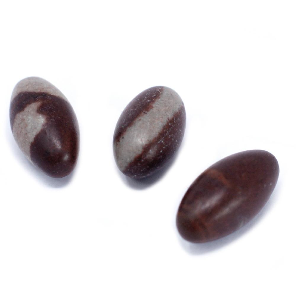 ancient wisdom 4x One Inch Lingam - 3 Stones ( 4 pouches)