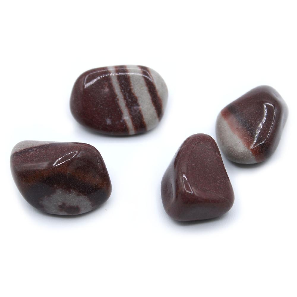 ancient wisdom 4x Premium Tumble Stones - Lingam Tumble