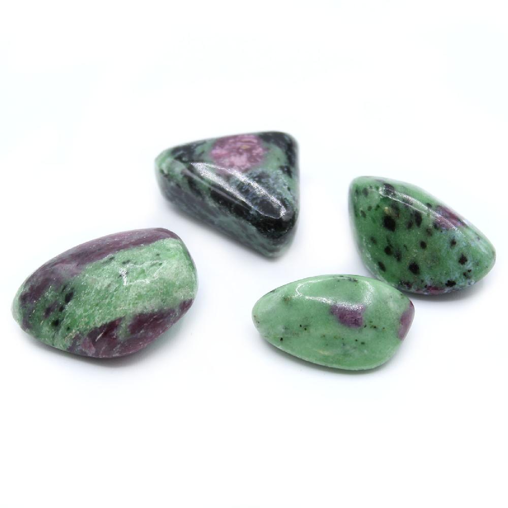 ancient wisdom 4x Premium Tumble Stones - Ruby Zoisite