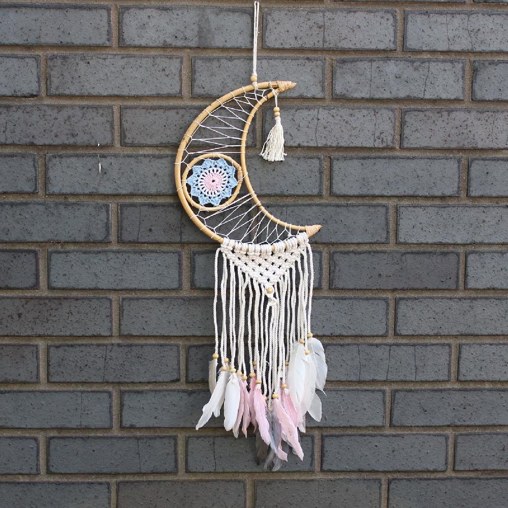 ancient wisdom 4x Protection Dream Catcher - Macrame Moon