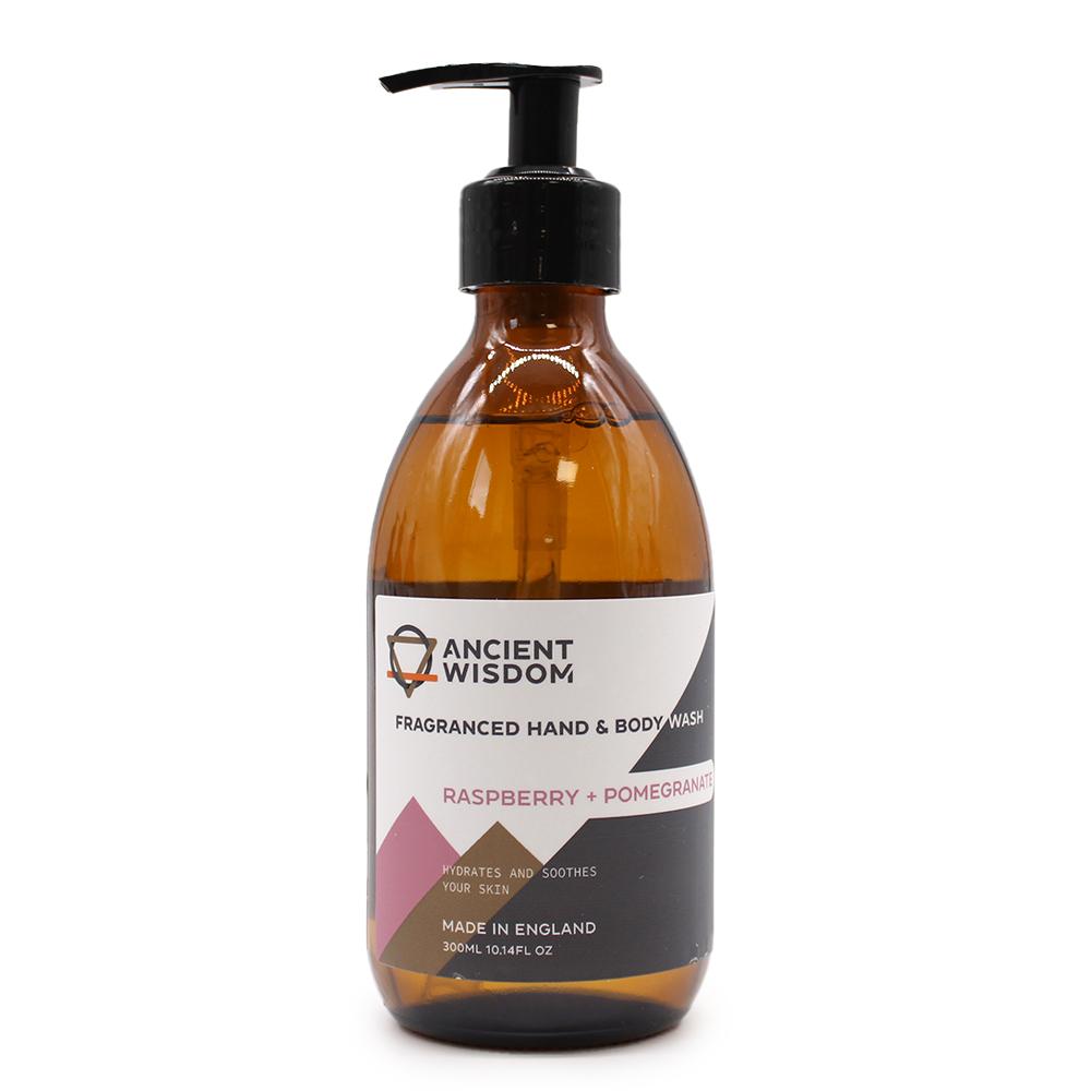 ancient wisdom 4x Raspberry & Pomegranate Hand & Body Wash 300ml