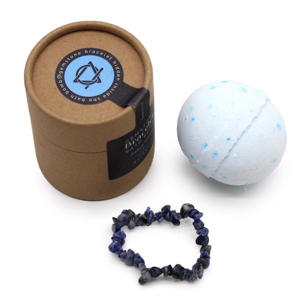 ancient wisdom 4x Sodalite Crystal Jewellery Bath Bomb