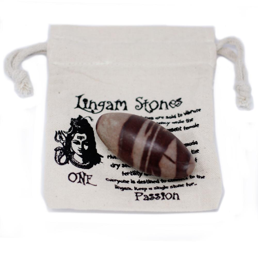 Ancient Wisdom 4x Three Inch Lingam - 1 Stone ( 4 Pouches )