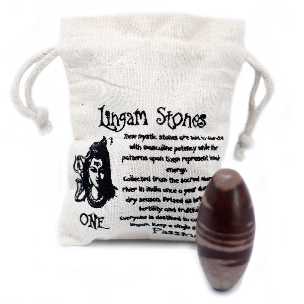 Ancient Wisdom 4x Three Inch Lingam - 1 Stone ( 4 Pouches )