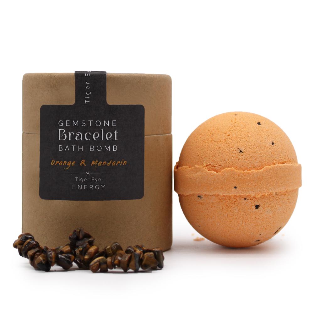Ancient Wisdom 4x Tiger Eye Crystal Jewellery Bath Bomb