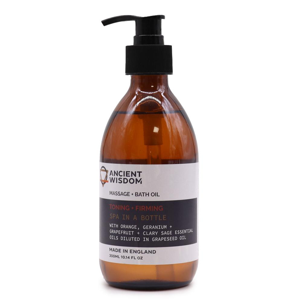 ancient wisdom 4x Toning and Firming Massage and Bath Oil - 300ml