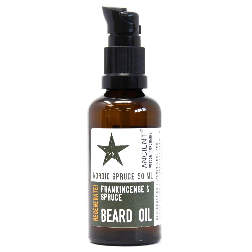 ancient wisdom 50ml Beard Oil - Nordic Spruce - Regenerate
