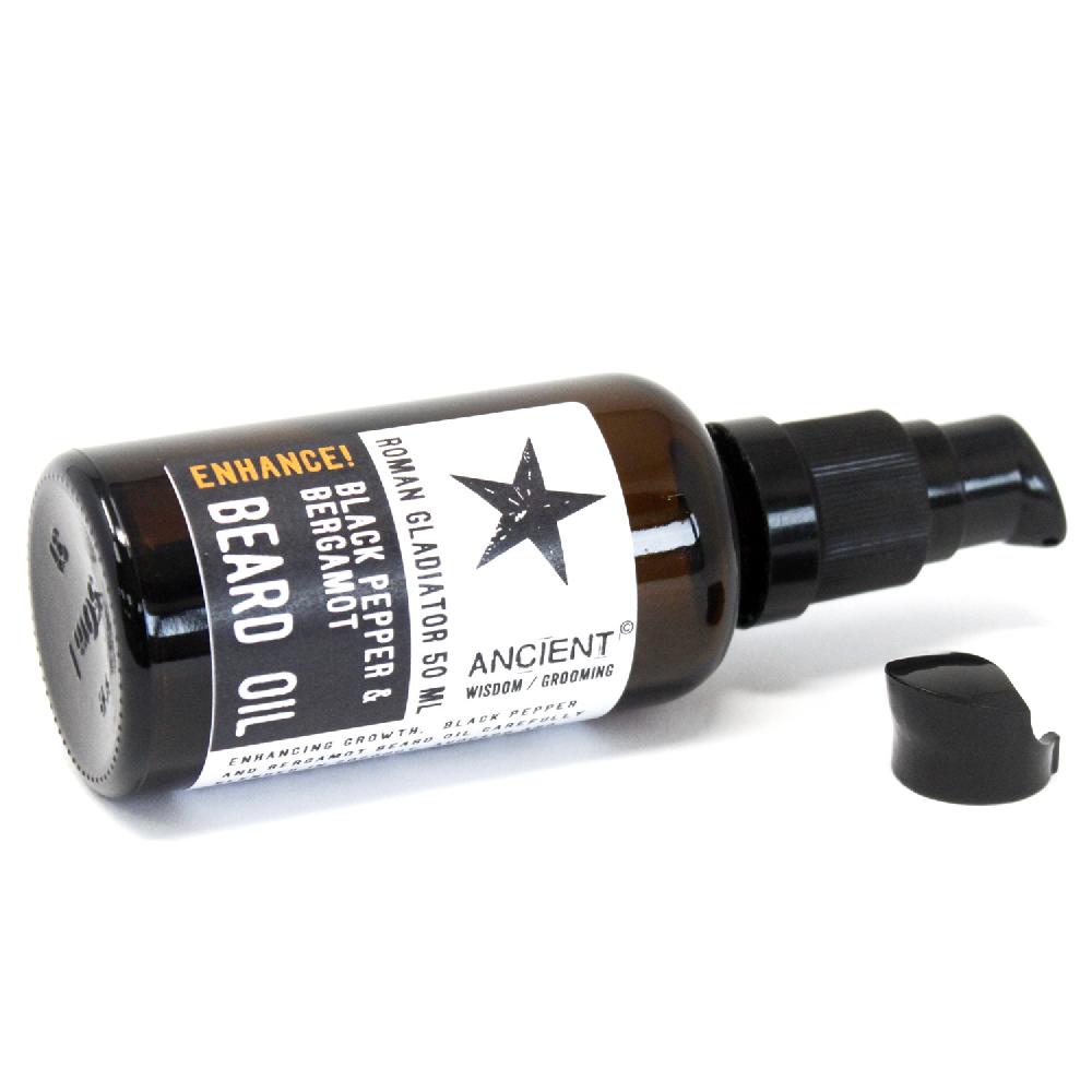 Ancient Wisdom 50ml Beard Oil - Roman Gladiator - Enhance
